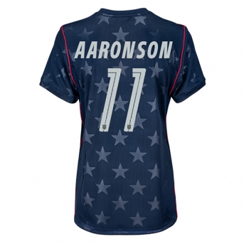 Billige Fotballdrakt Forente stater Brenden Aaronson #11 Replika Bortedrakt Dame VM 2026 Kortermet